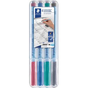 STAEDTLER Folienstifte farbsortiert non-permanent 4 St.