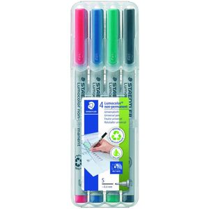 STAEDTLER Lumocolor Folienstifte-Set farbsortiert non-permanent 4 St.