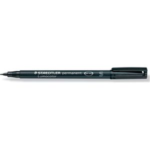 STAEDTLER Lumocolor Folienstift schwarz 0,4 mm permanent