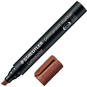 10 x Staedtler Marker Lumocolor permanent 2-5mm braun