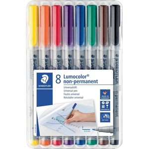 STAEDTLER Lumocolor Folienstifte-Set farbsortiert non-permanent 8 St.