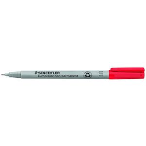 10 STAEDTLER Lumocolor Folienstifte rot 0,4 mm non-permanent