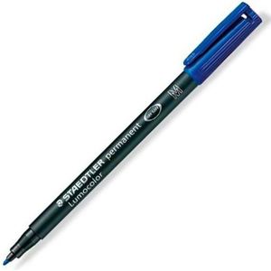 STAEDTLER Lumocolor Folienstifte 1.0 mm Blau