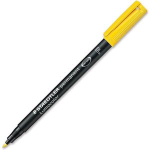 Folienstift Lumocolor F permanent gelb