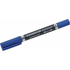 Staedtler Permanentmarker Lumocolor permanent duo blau