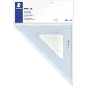 Staedtler tekendriehoek (26 cm) 45°