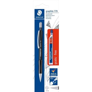 Staedtler vulpotlood Graphite 779 0,5 mm, met gratis fijnstiften [10x]