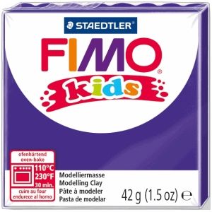 FIMO kids boetseerklei 42 g lila