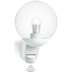 <p>Deze moderne Steinel L 585 S buitenlamp met sensor is perfect voor ingangen, gevels, patio's, enz. De sensorlamp is zacht voor de ogen en gaat automatisch aan en uit. De wandlamp is voorzien van een bewegingsmelder en een fotocel controller. Door de glazen lampenkap straalt de LED-lamp gelijkmatig licht uit waardoor er een fijne sfeer ontstaat.</p>
<p>Gemak, veiligheid en energie-efficiëntie in dezelfde lamp? Steinel maakt het mogelijk! De sensortuinlamp is ongelooflijk eenvoudig te installeren en de functie-instellingen van het product zijn gemakkelijk te begrijpen.</p>
<ul>
  <li>Kleur: wit</li>
  <li>Materiaal: uv-bestendig kunststof en glas</li>
  <li>Afmetingen: 307 x 215 x 228 mm (L x B x H)</li>
  <li>Voeding: 230 - 240 V~, 50 Hz</li>
  <li>Montagehoogte (max.): 3 m</li>
  <li>Sensortechnologie: passief infrarood</li>
  <li>Vermogen: 60 W</li>
  <li>Fitting: E27</li>
  <li>Koelsysteem LED: Passieve Thermo Control</li>
  <li>Met bewegingssensor</li>
  <li>Detectiehoek: 180°</li>
  <li>Sluipbescherming</li>
  <li>Mogelijkheid van het maskeren van afzonderlijke onderdelen</li>
  <li>Detectiebereik (radiaal): 3 m (14 m²)</li>
  <li>Bereik, tangentieel: r = 10 m (157 m²)</li>
  <li>Fotocelcontroller</li>
  <li>Schemerinstelling: 2 - 2.000 lx</li>
  <li>Tijdsinstelling: 8 sec. - 35 min.</li>
  <li>IP-beschermingsklasse: IP44</li>
  <li>Beschermingsklasse: II</li>
  <li>Slagvastheid: IK03</li>
  <li>Omgevingstemperatuur: -20 - +40 °C</li>
</ul>