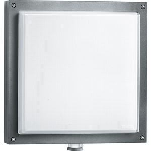 Steinel Buitenlamp L 690 S antraciet, 8,5 W wandlamp, 360° bewegingsmelder, slagvast, warmwit, incl. huisnummer