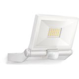 Steinel LED-buitenspot XLED ONE S wit, 180°-bewegingsmelder,18,6 W, 2050 lm bij 3000 K, aluminium, voor toegangs-, binnenplaats en tuin, 65256