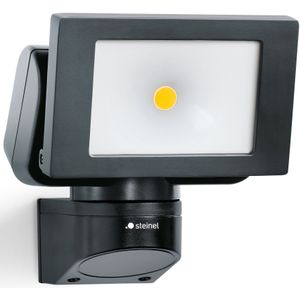 Steinel LED-spot LS 150 zwart, 14,7 W schijnwerper, zwenkbare spotkop, neutraal wit (4000 K), IP44