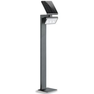 Steinel Led-tuinlamp XSolar GL-S antraciet, in hoogte verstelbare zonnelamp, bewegingsmelder, nachtlampje