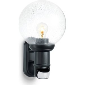 Steinel L 560 S zwart - buitenlamp met bewegingssensor, detectiehoek 140°, wandlamp E27
