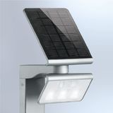 Steinel 671211 Xsolar GL-S Staande lamp op zonne-energie met bewegingsmelder 1.2 W Neutraalwit Zilver