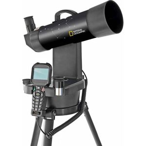 National Geographic Refractor telescoop 70/350 computergestuurd met automatische bediening via handbox inclusief statief en uitgebreide accessoires