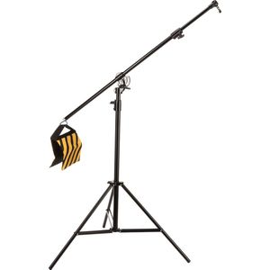 Bresser - BR-BLS210 - Lampstatief met Boomarm - Aluminium - Zwart