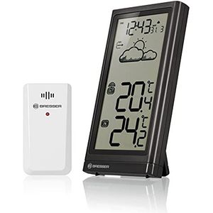 Bresser Weerstation - Bresser MeteoTemp Weerstation - voor Binnen & Buiten - incl. Weertrend