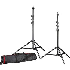 Bresser - BR-TP240 Pro-1 Kit 2 Flitserstatief - Aluminium - Inclusief Draagtas
