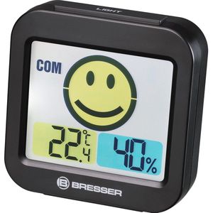 Bresser Weerstation - Thermo- en hygrometer Temeo Smile Zwart
