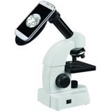 Bresser Junior 40-640x Microscoop met slimme accessoires met QR-code voor extra informatie