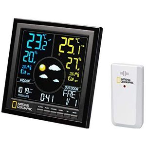 Bresser Weerstation - National Geographic - incl. Wekker - Voor Binnen & Buiten - Radiogestuurd
