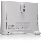 Bresser Weerstation 5-in-1- Met Multifunctionele Buitensensor - Met Regen- en Windmeter - Wit