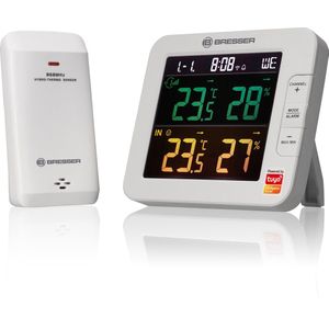 Bresser Weerstation Tuya Smart Home 7 - Thermo- en Hygrometer - Compatible met Tuya Smart App - Meet de Luchtkwaliteit