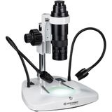 Bresser Microscoop DST-0745 Zoom 0,7X–4,5X voor digitale microscoop- en ultramacro opnames met C-mount-camera's tot 1/2"" sensor met op- en doorlicht, wit, 5808100