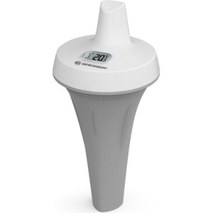 Bresser Zwembadthermometer voor watertemperatuurmeting, als extra sensor voor sommige Bresser weerstations of als stand-alone-oplossing te gebruiken, wit