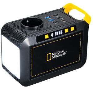 National Geographic Mobiel Power Station - Compact - Diverse Output - Incl. LED-verlichting