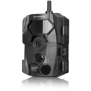 Bresser Wildcamera WLAN 24MP Full HD 1080P incl. geluidsopname met bewegingsmelder en nachtzicht voor wilddieren observatie en objectbescherming, waterdicht IP54, 160 x 110 x 75 mm