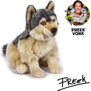 Freek Vonk x BRESSER - Knuffeldier - Bowie de Wolf - Gevuld met Gerecycled Materiaal