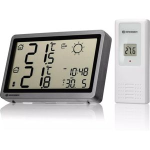 Baldr draadloos weerstation met binnen--buitentemperatuur- en