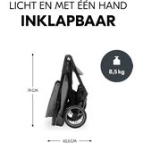 Hauck Shop N Care - Buggy - bijzonder wendbaar - opvouwbaar met één hand - Grey