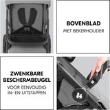 Hauck Shop N Care - Buggy - bijzonder wendbaar - opvouwbaar met één hand - Grey