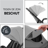 Hauck Kinder-Buggy Shop N Care, Olive, bis 22 kg belastbar, kompatibel mit Babyschale
