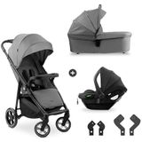 Hauck Kinder-Buggy Shop N Care Trio Set, (Set), inkl. Babyschale, Babywanne und Adapter