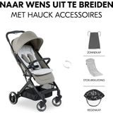Hauck Travel N Care Plus Buggy - comfortabele ligstand - dark olive