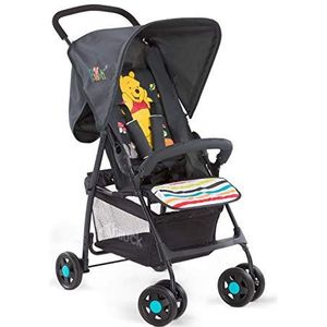 hauck Winnie de Poeh Compacte kinderwagen, ultralicht, slechts 5,9 kg, opvouwbaar en kantelbaar, tot 15 kg, zonneklep, grote mand van 3 kg, Winnie de Poeh