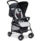 Hauck Disney Sport Kinderwagen, ultralicht, 5,9 kg, ligpositie vanaf de geboorte, kap, zonwering, grote kattenmand, compact, tot 18 kg, zwart, roze