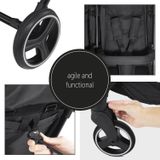 Hauck Swift x Duo - Tweeling- en duobuggy - Compact opvouwbaar - Black