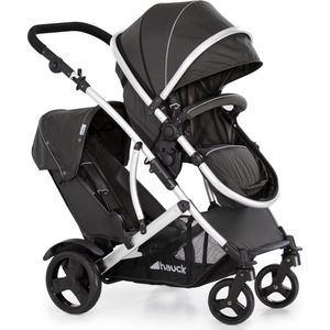 Hauck Duett 2 duo buggy - Vanaf geboorte - Zwart