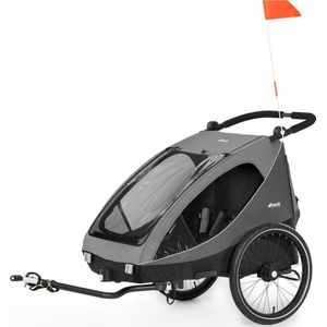 Hauck Dryk Duo - Fietskar - Grey