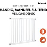 Hauck Open N Stop​ 2 Traphekje met 21 cm verlengstuk - 96 t/m 101 cm - Wit
