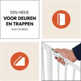 Hauck Open N Stop​ 2 Traphekje met 21 cm verlengstuk - 96 t/m 101 cm - Wit