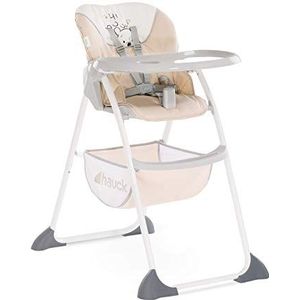 Hauck Disney Hoge stoel Sit N Fold/voor kinderen van 6 maanden tot 15 kg, groot eetblad, verstelbaar en afneembaar, opvouwbaar, compact, Winnie Poeh / beige