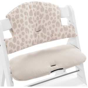 Hauck Highchair Pad Select kinderstoel kussen Muslin Leo Natural