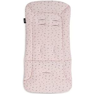 hauck universele zitverkleiner voor buggy’s en wandelwagens/Katoen/Ademend/Zacht/Eenvoudige bevestiging/Zomer & winter/Flowers Rose