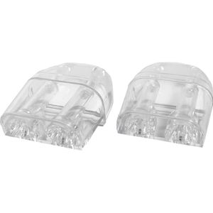 Wildwarner Set Clear abs Kunststoff Kennzeichenhalter Transparent (l x b x h) 5 x 3.9 - Hp Autozubehör